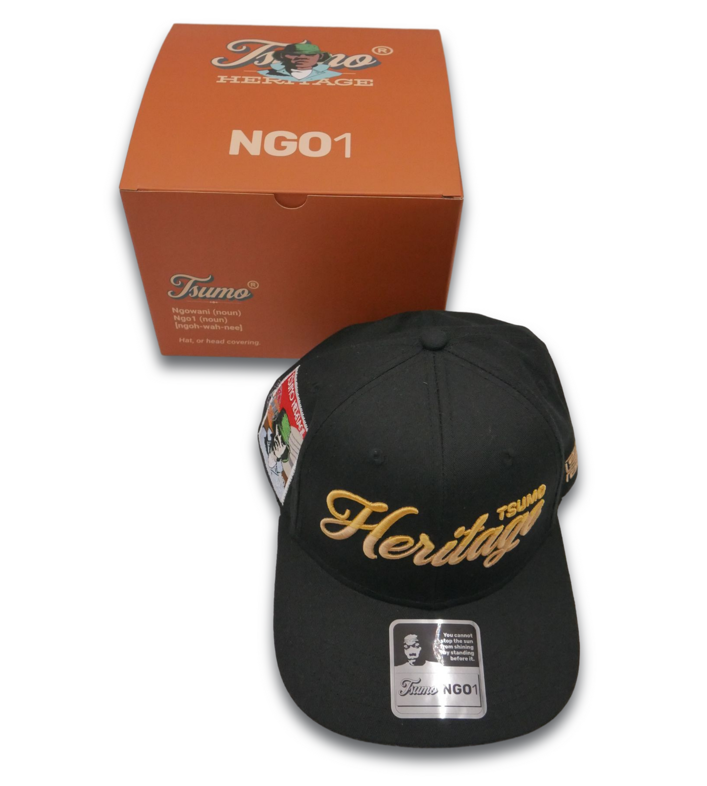 Tsumo Heritage NGO1 - Snapback flat brim cap