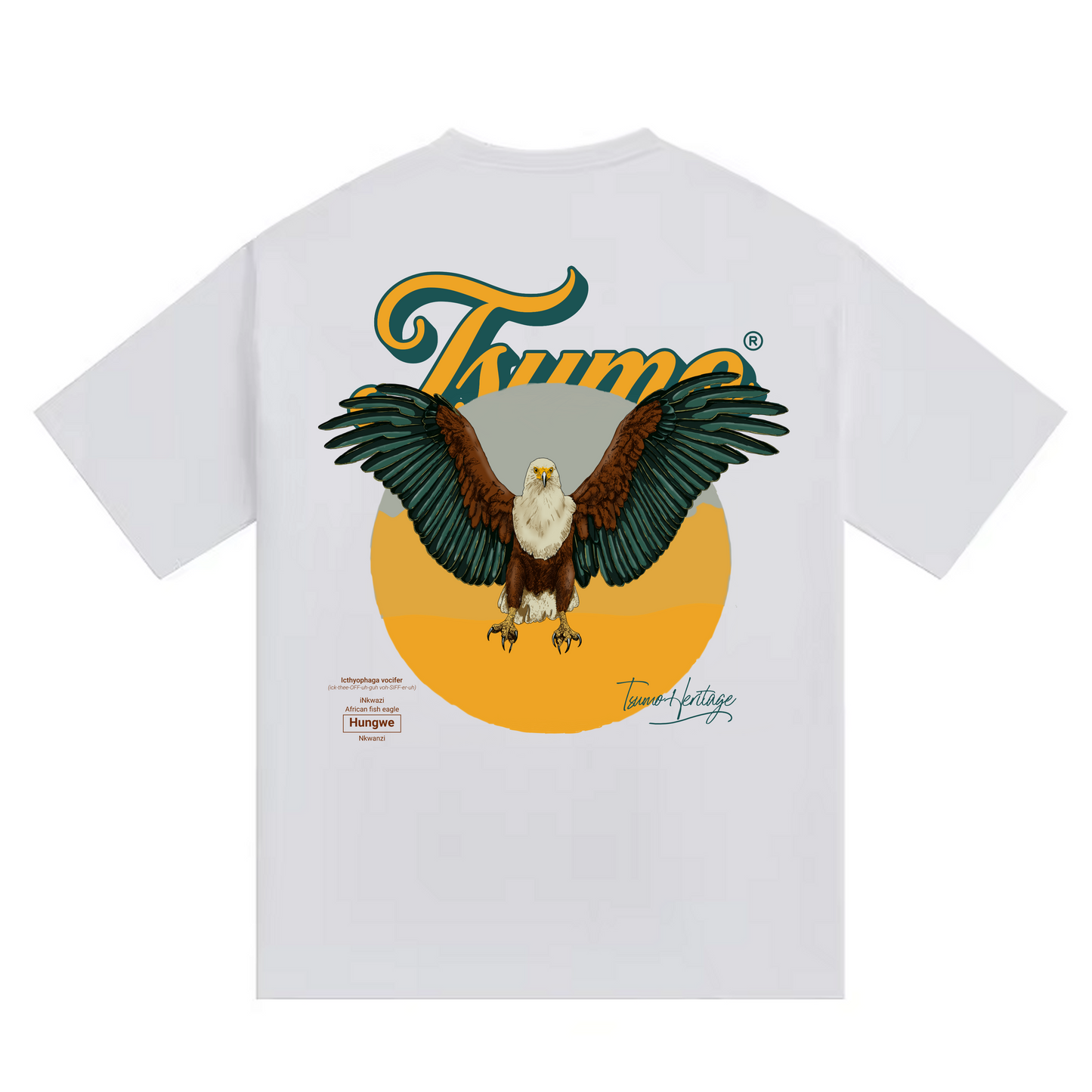 Hungwe/African Fish Eagle - Relaxed fit T-Shirt