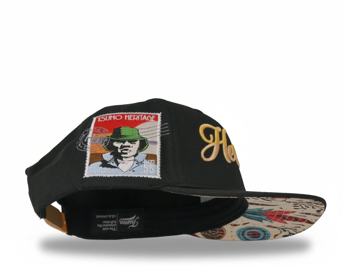 Tsumo Heritage NGO1 - Snapback flat brim cap