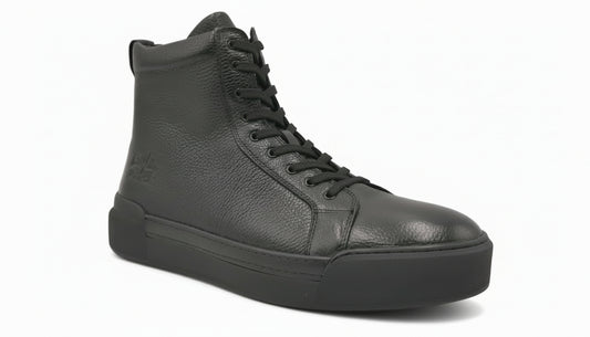 JOMBOE - Leather sneaker boot