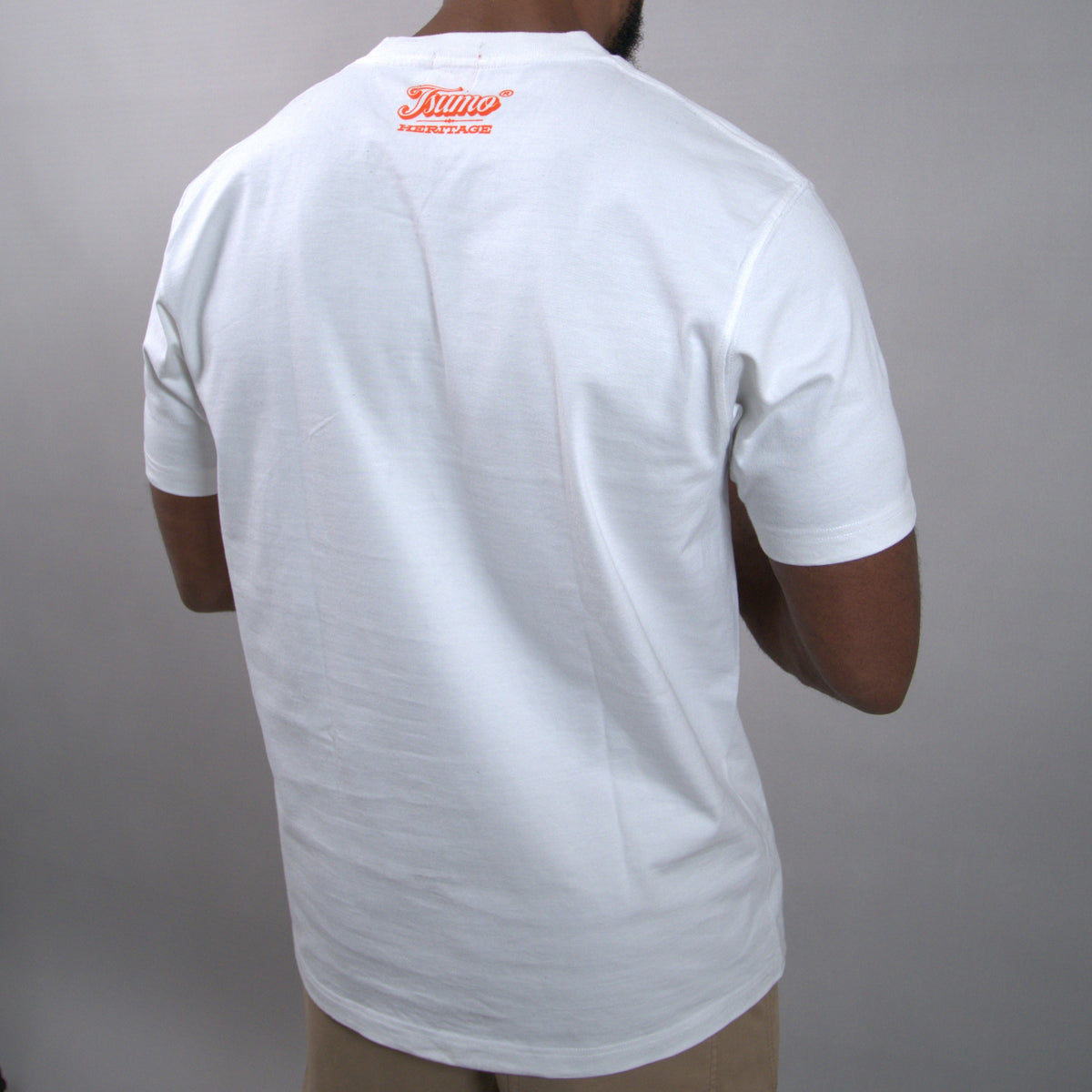 Tsumo Heritage - White Stamp Logo Regular fit T-Shirt